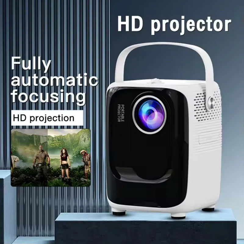 S10 1080P Portable Projector | 4K Decoding | Android 11 Smart OS | 5G WiFi + Bluetooth | Home Theater & Office Use